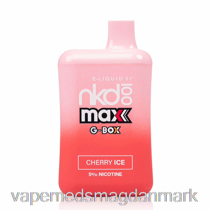 Vape Juice Gbox X Nøgen 100 5500 Engangs Kirsebæris